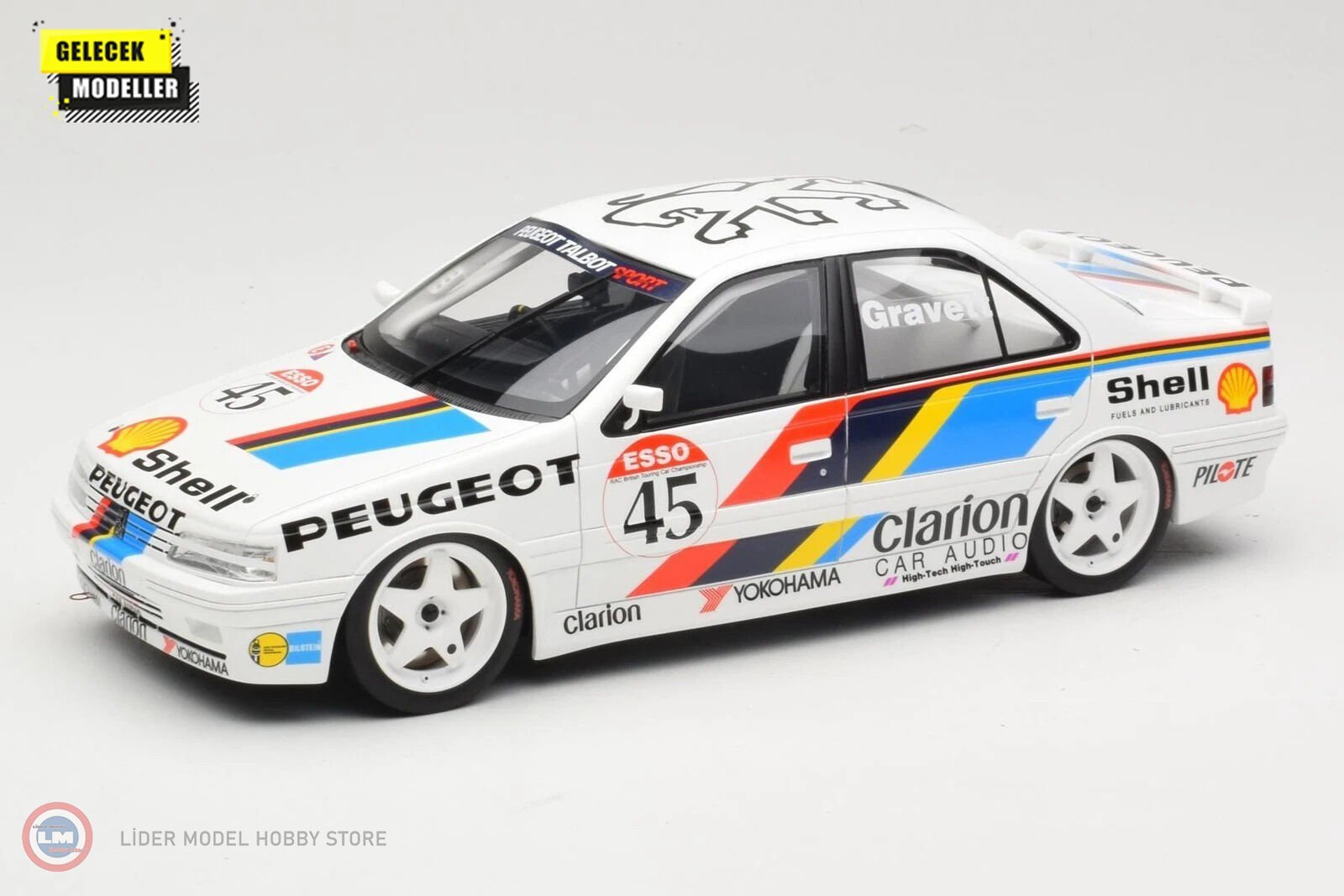 1:18 OTTO 1992 Peugeot 405 MI16 BTCC #45