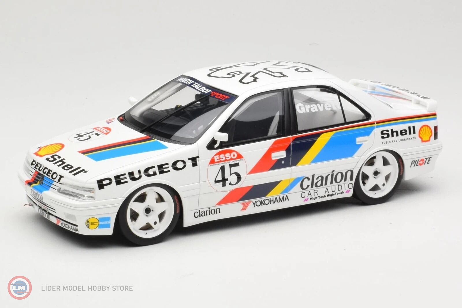1:18 OTTO 1992 Peugeot 405 MI16 BTCC #45