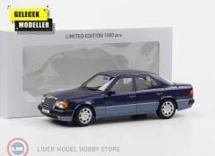 1:18 Norev 1990 Mercedes Benz 500E W124 5.0 V8 Nautic Blue