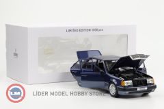 1:18 Norev 1990 Mercedes Benz 500E W124 5.0 V8 Nautic Blue