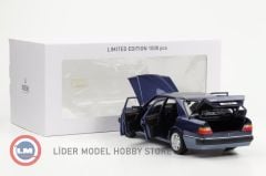 1:18 Norev 1990 Mercedes Benz 500E W124 5.0 V8 Nautic Blue
