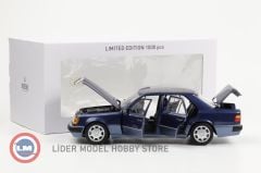 1:18 Norev 1990 Mercedes Benz 500E W124 5.0 V8 Nautic Blue