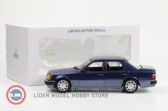 1:18 Norev 1990 Mercedes Benz 500E W124 5.0 V8 Nautic Blue