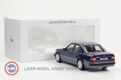1:18 Norev 1990 Mercedes Benz 500E W124 5.0 V8 Nautic Blue