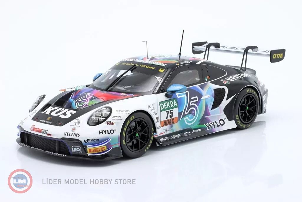 1:18 IXO 2023 Porsche 911 (992) GT3 R #75 DTM - Laurin Heinrich