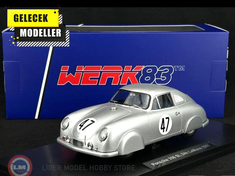 1:18 WERK83 Porsche 356 SL #47 24h LeMans 1951 Sauerwein, Brunet