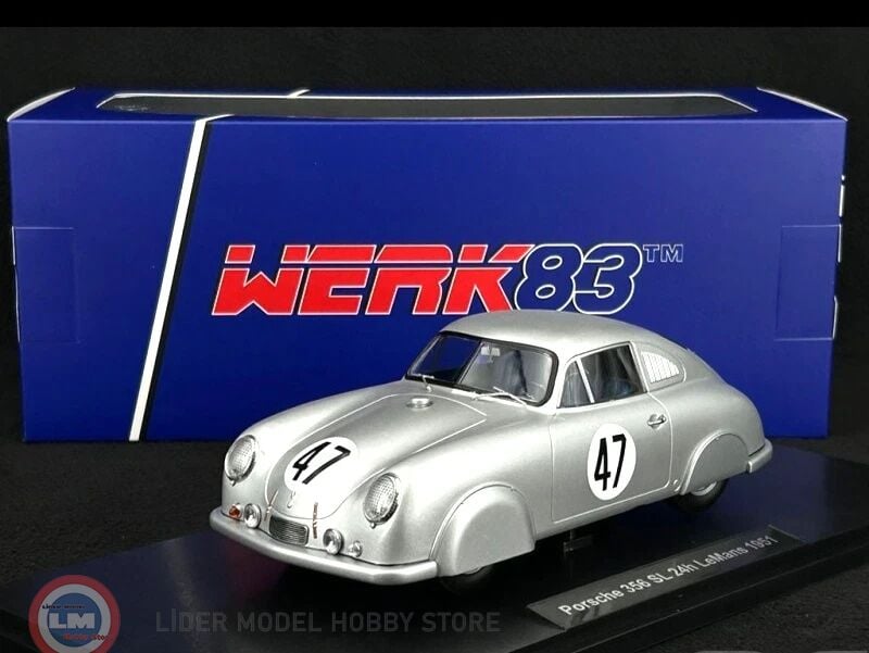 1:18 WERK83 Porsche 356 SL #47 24h LeMans 1951 Sauerwein, Brunet