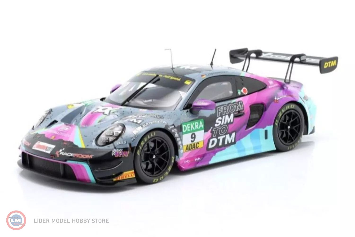 1:18 2023 Porsche 911 (992) GT3 R #9 DTM 2023 - Tim Heinemann