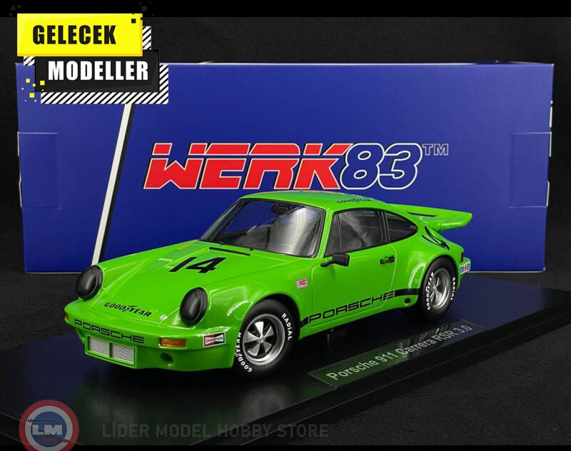 1:18 WERK83 Porsche 911 Carrera 3.0 RSR #14 IROC Riverside 1973 E. Fittipaldi