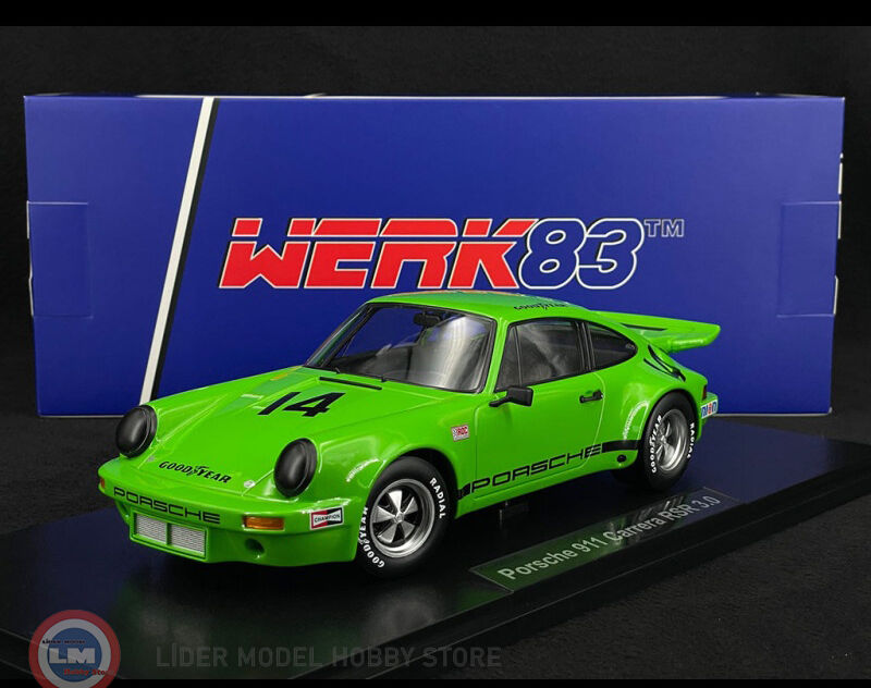1:18 WERK83 Porsche 911 Carrera 3.0 RSR #14 IROC Riverside 1973 E. Fittipaldi