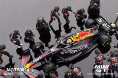 1:64 Mini GT Oracle Red Bull Racing RB19 #1  Max Verstappen Prix Pit Crew Set
