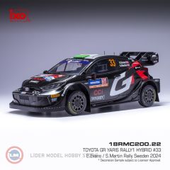1:18 2024 Toyota Yaris Rally1 #33 Hybrid, Rallye WM, Rallye Schweden