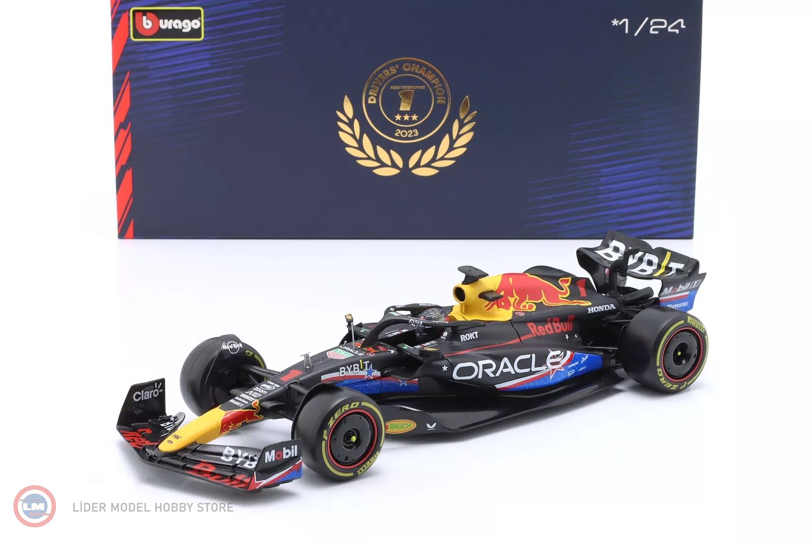 1:24 2023 RED BULL RB19 TEAM ORACLE RED BULL RACING #1 Formula 1