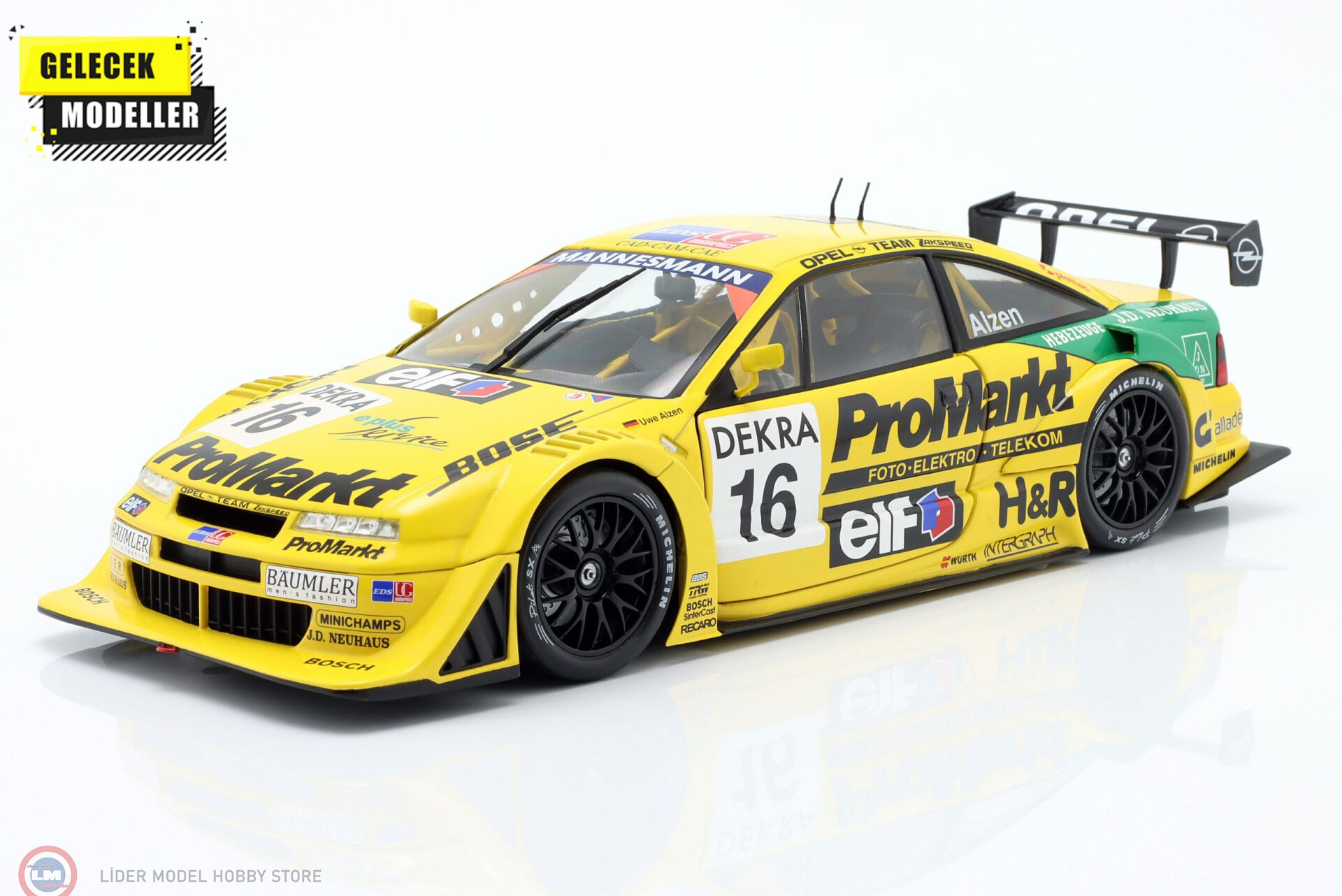 1:18 WERK83 Opel Calibra V6 ITC 1996 #16 - Uwe Alzen - Team Zakspeed