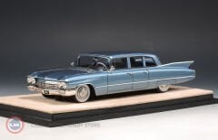 1:43 1960 Cadillac Fleetwood 75 Limousine Hampton Blue Metallic