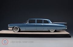 1:43 1960 Cadillac Fleetwood 75 Limousine Hampton Blue Metallic