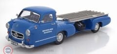 1:18 iScale 1955 Mercedes Benz Racing Car Transporter Blue Wonder