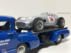 1:18 iScale 1955 Mercedes Benz Racing Car Transporter 'Blue Wonder'