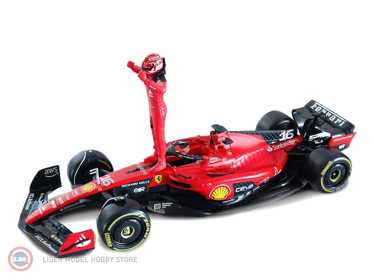 1:24 Burago 2023 Ferrari F1 SF-23  #16 - CHARLES LECLERC -  Formula 1