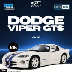 1:18 1996 DODGE VIPER GTS WHITE
