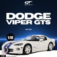 1:18 1996 DODGE VIPER GTS WHITE