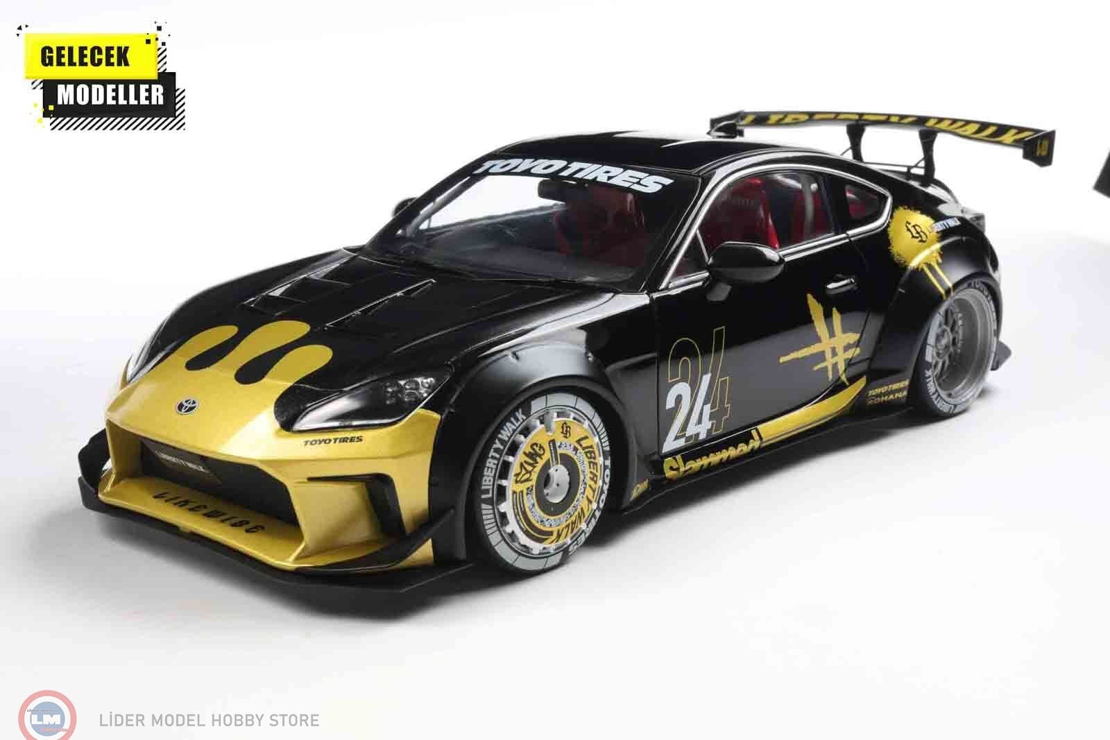 1:18 Solido 2024 Toyota GR86 LBWK BODY KIT -Gold