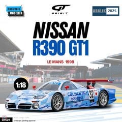 1:18 1998 NISSAN R390 GT1 LE MANS BLUE