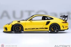 1:18 Autoart 2017 Porsche 911 (991.2) GT3 RS Weissach Package  Racing Yellow