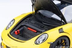 1:18 Autoart 2017 Porsche 911 (991.2) GT3 RS Weissach Package  Racing Yellow