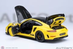 1:18 Autoart 2017 Porsche 911 (991.2) GT3 RS Weissach Package  Racing Yellow