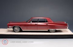 1:43 1968 Cadillac Fleetwood Sixty Special San Mateo Red Met