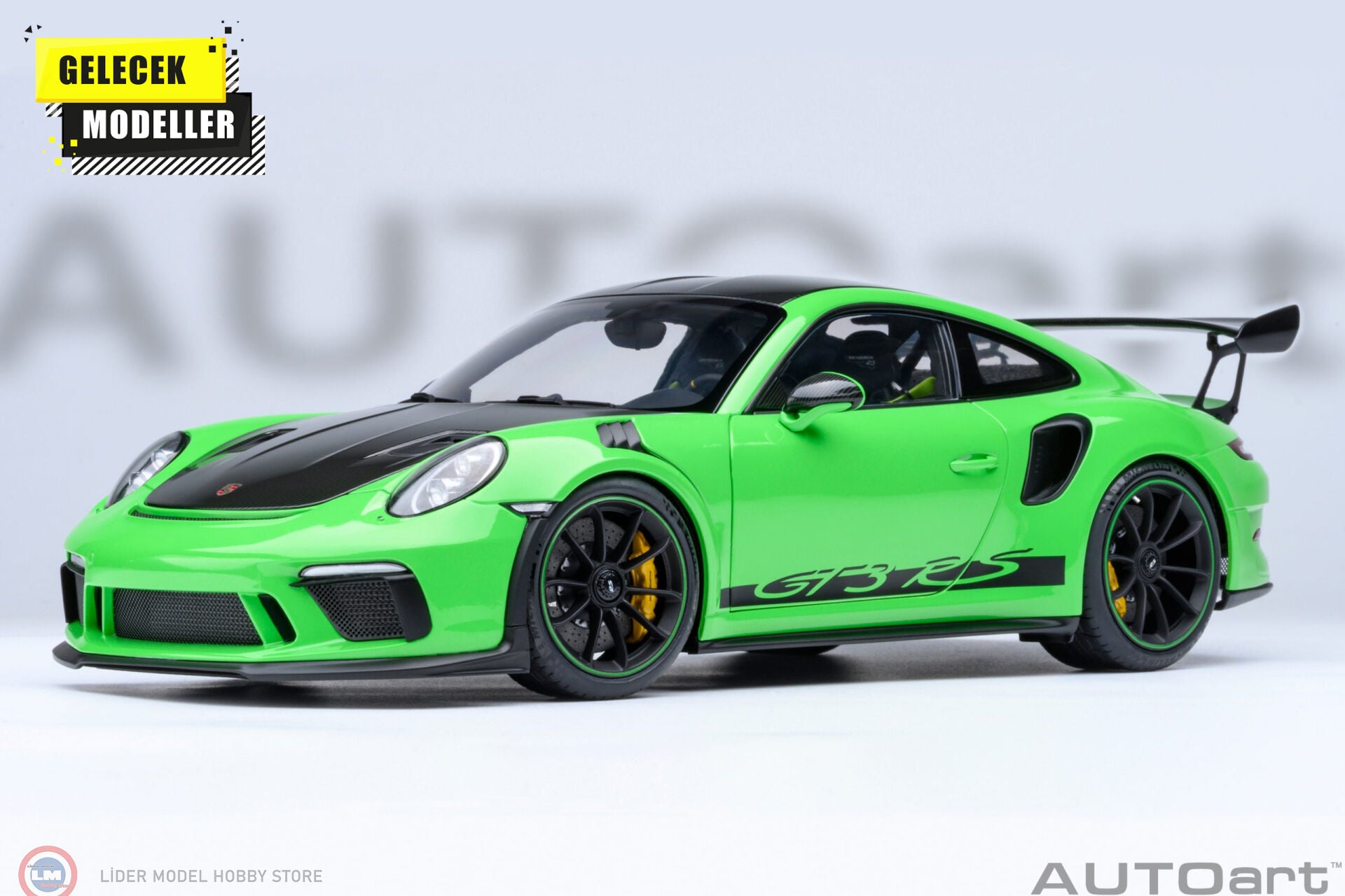 1:18 Autoart 2017 Porsche 911 (991.2) GT3 RS Weissach Package (Lizard Green)