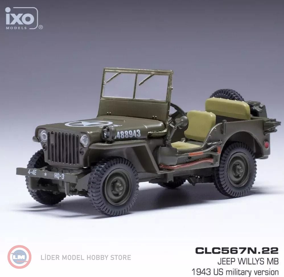 1:43 IXO 1943 Jeep Willys MB