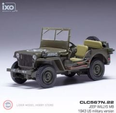 1:43 IXO 1943 Jeep Willys MB