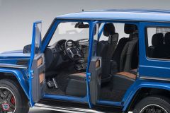 1:18 Autoart 2017 Mercedes Benz G63 (Designo Mauritius Blue)