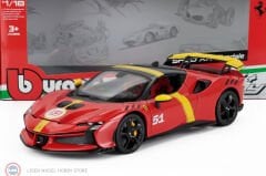 1:18 Burago 2024 Ferrari SF90XX - #51 - 24h Le Mans Winner Livery