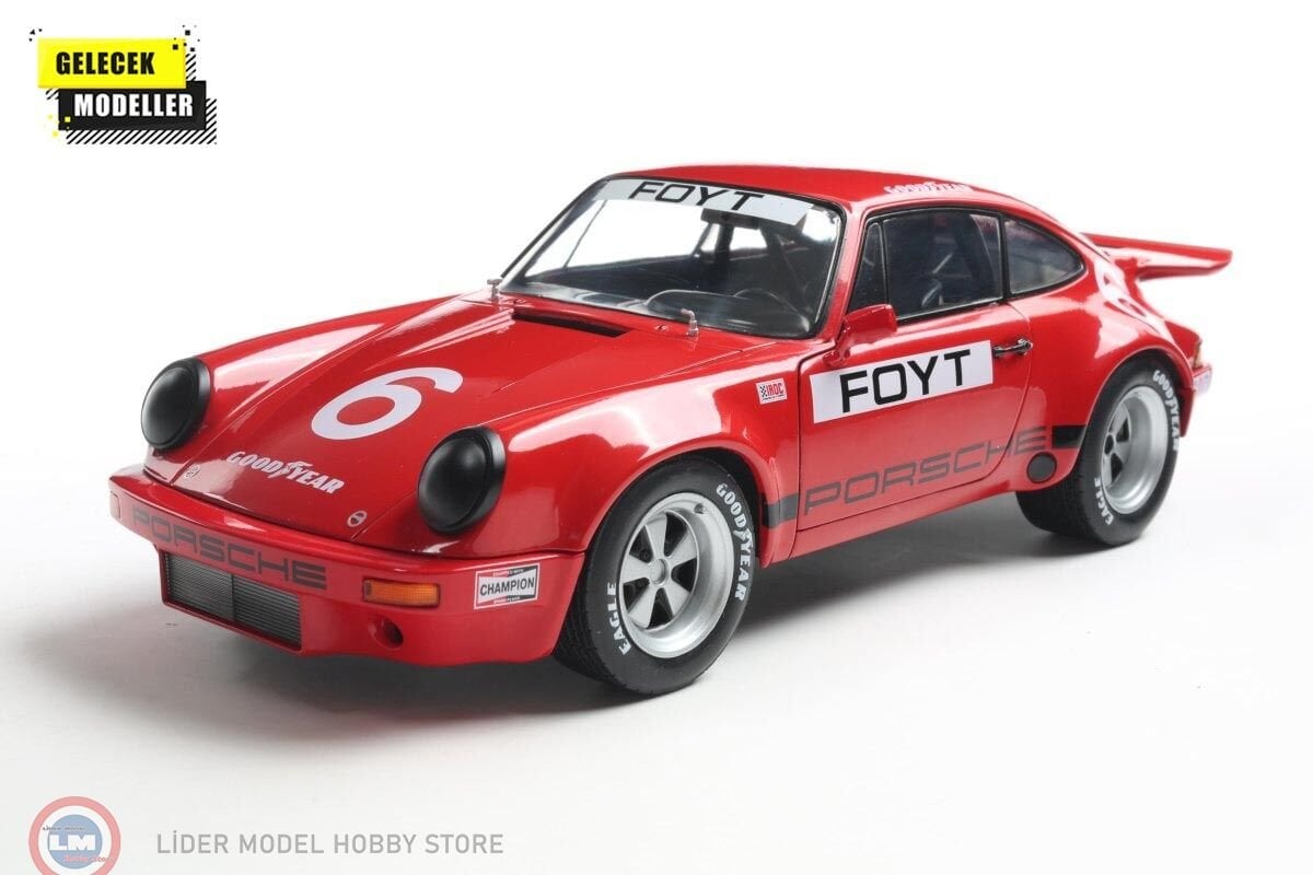 1:18 Solido Porsche 911 Carrera RS 3.0 #6 IROC Daytona 1974 A.J. Foyt