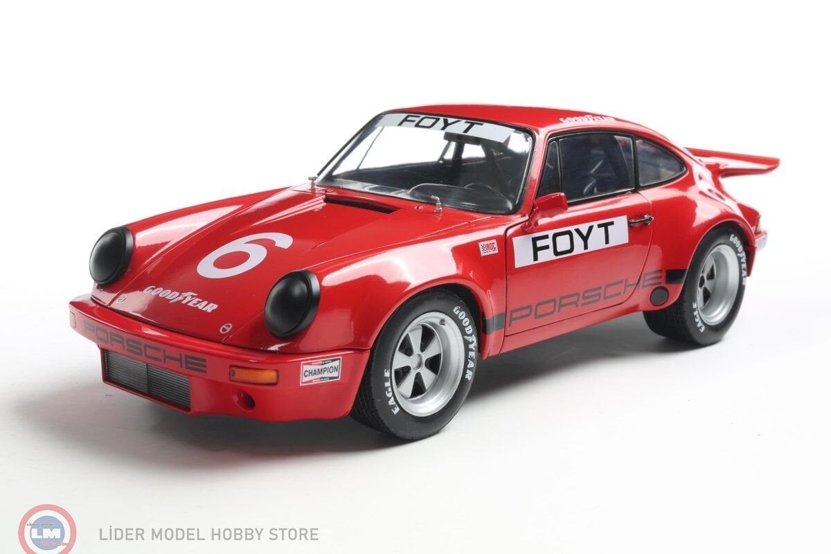 1:18 Solido Porsche 911 Carrera RS 3.0 #6 IROC Daytona 1974 A.J. Foyt
