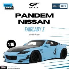 1:18 2025 PANDEM NISSAN FAIRLADY Z CHINA BLUE