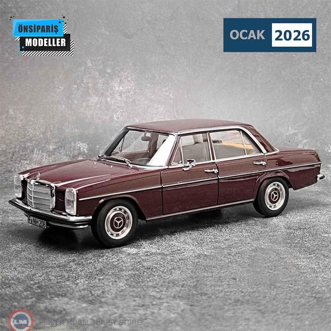 1:18 Norev 1968 Mercedes Benz 200 W115 Dark Red
