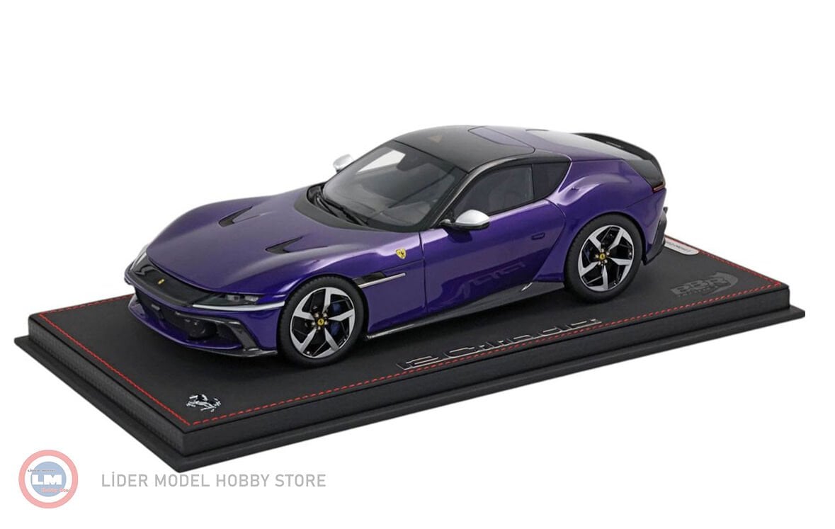 1:18 BBR 2024 Ferrari 12 Cilindri Panoramic Roof Violet al Humaid