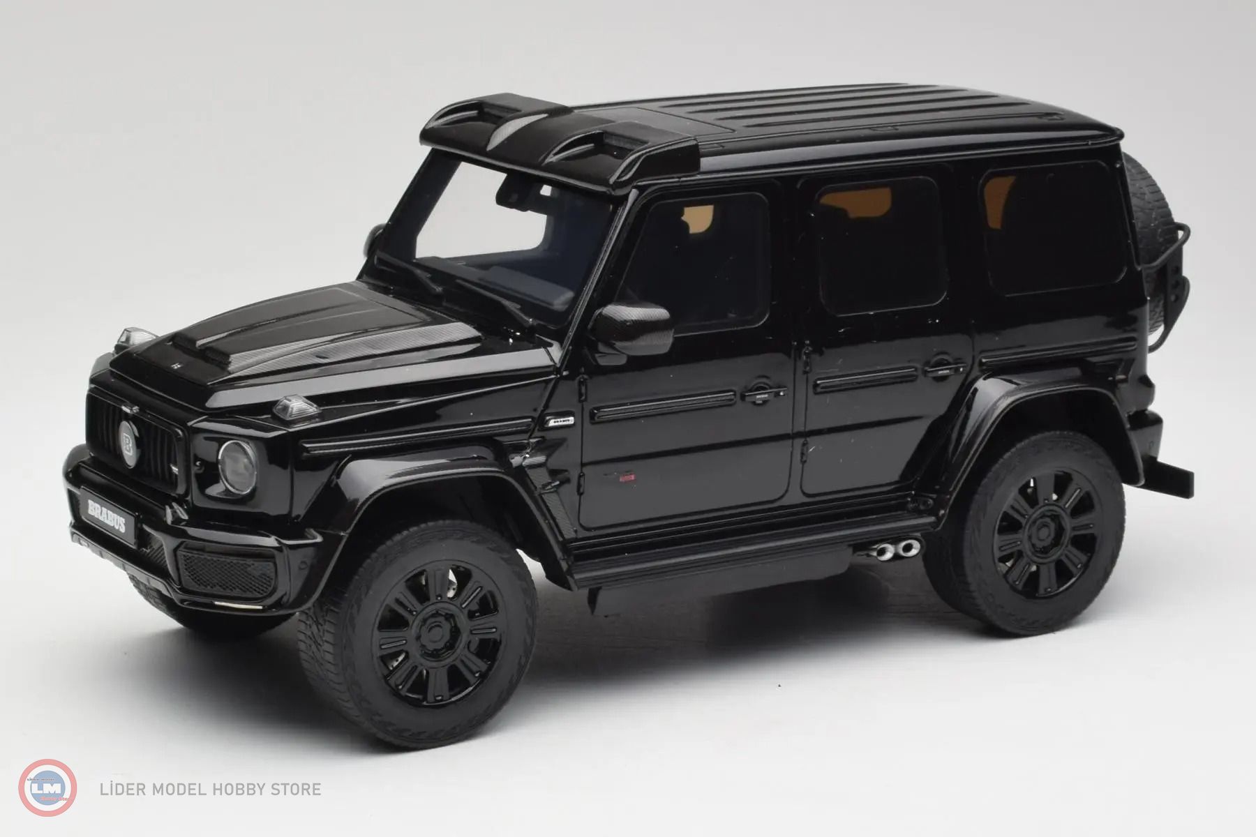 1:18 GT Spirit 2023 Mercedes Benz BRABUS G800 4X4 SUPERBLACK