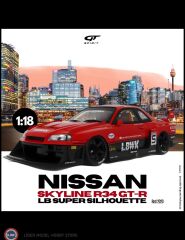 1:18 GT Spirit 2020 Nissan Skyline R34 GTR LB Super Silouhette