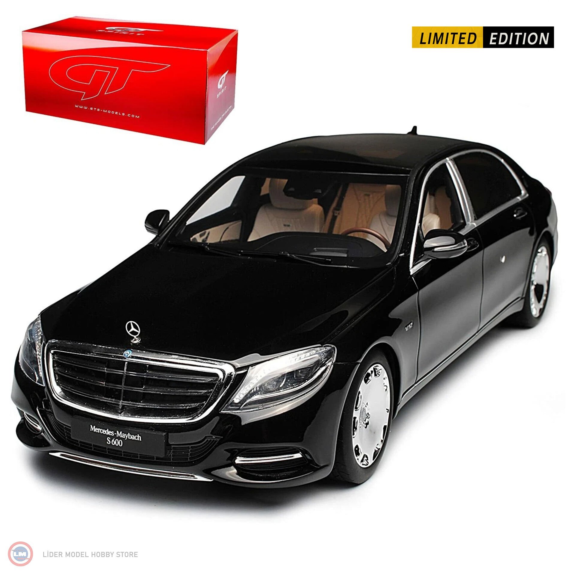 1:18 2018 Mercedes Benz S Class Maybach S600 V12 X222