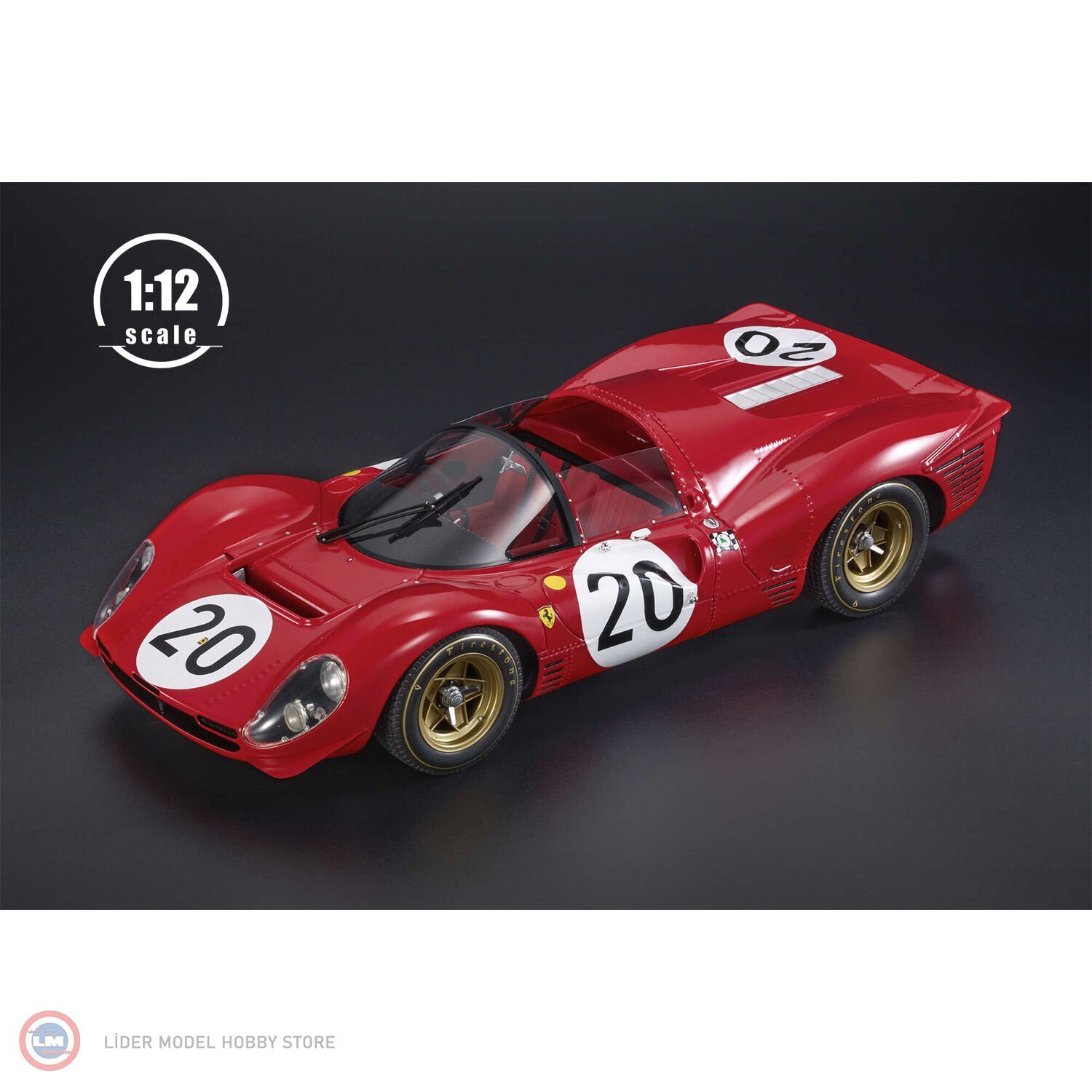 1:12 Top Marques FERRARI 330 P4 Spider (1967) - #20, 24 Hours of Le Mans