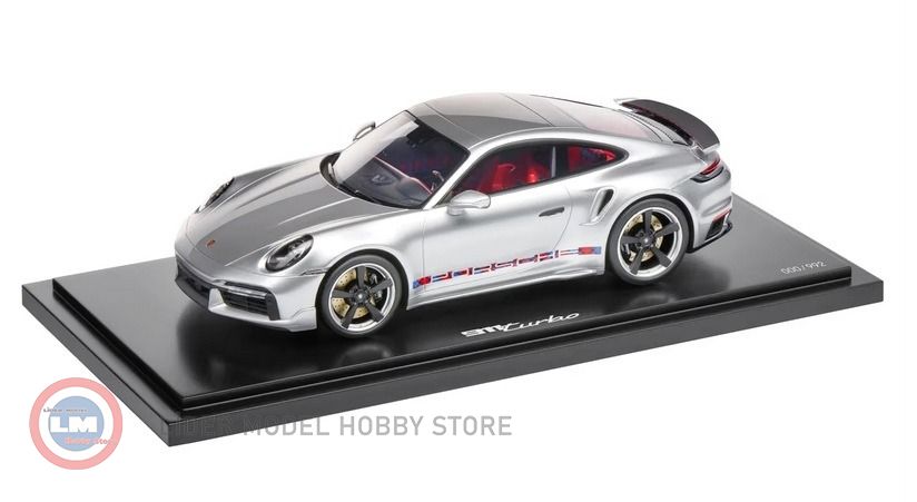 1:18 Spark 2023 Porsche 911 Turbo Sonderwunsch First turbo - remastered (992) Silver