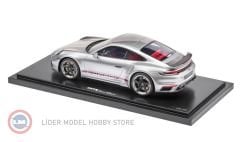 1:18 Spark 2023 Porsche 911 Turbo Sonderwunsch First turbo - remastered (992) Silver
