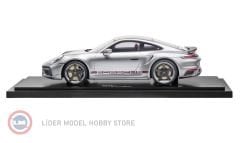 1:18 Spark 2023 Porsche 911 Turbo Sonderwunsch First turbo - remastered (992) Silver