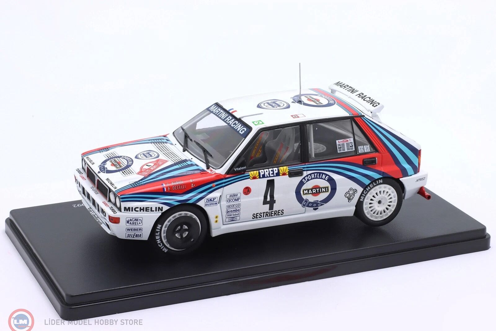 1:24 Atlas 1992 Lancia Delta HF Integrale #4 Winner Rallye Monte Carlo