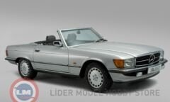 1:18 Norev 1986 Mercedes Benz 450SL Cabriolet R107 Astral Silver